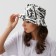 Panama "Tie-Dye" minku black and white color, rr 56-58