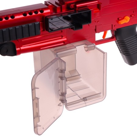 Machine gun "Godzilio", shooting, sleeves fly apart, battery-11