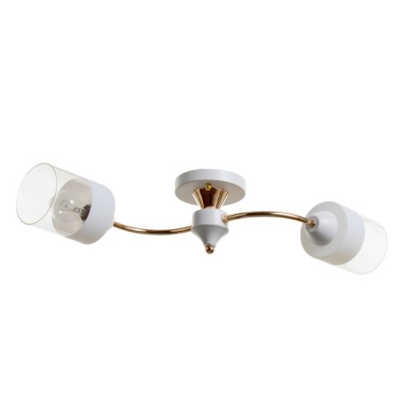 Estel chandelier 2he27 40W white-gold 60x20x23 cm Bayerlux