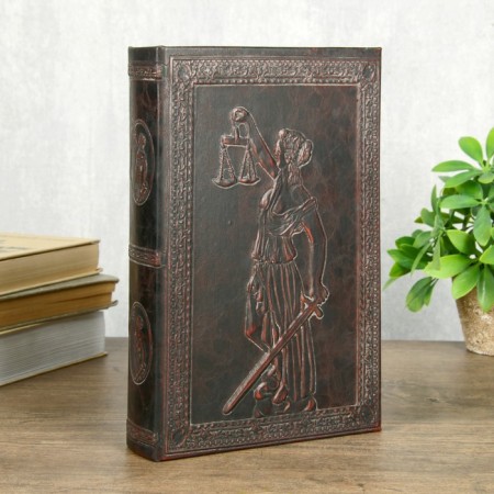Safe Brush tree to the leatherette "Justice" 26x17x5 cm