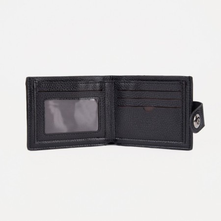 Male purse on a magnet, black color-2