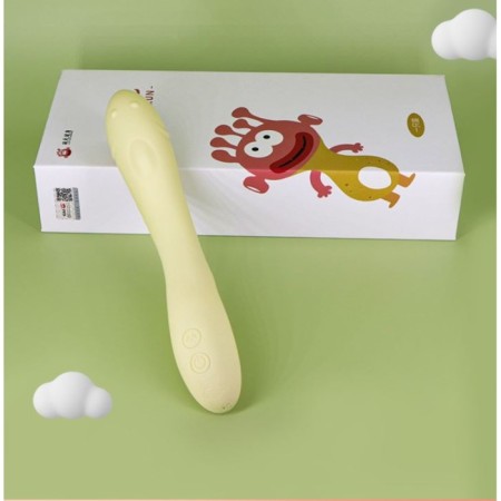 Vibrator, point stimulator G, flexible, silicone, pistachio-3