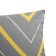 Pillowcase "Ethel" yellow-gray zigzags 50x70, 100% cotton, stump, 125 g/m2