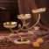 Brass Brass for 3 candles "Three Budons" with mother -of -pearl 25.5x10x18.5 cm