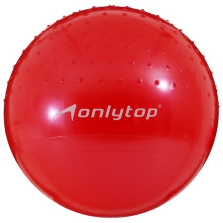 Fitball ONLYTOP D = 65 cm, 1000 g, semi -massage, MIX color-10