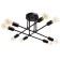 Chandelier 2549/1 E27 40W Black 70x70x20 cm Bayerlux
