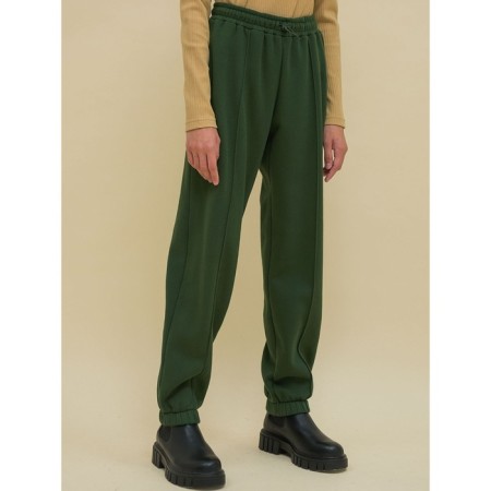 Брюки для девочек, рост 110 см, цвет хаки-1