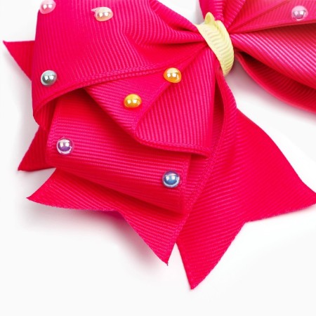 Outlet. Hair bow on a hairpin, 12 cm, Minnie Mouse-4