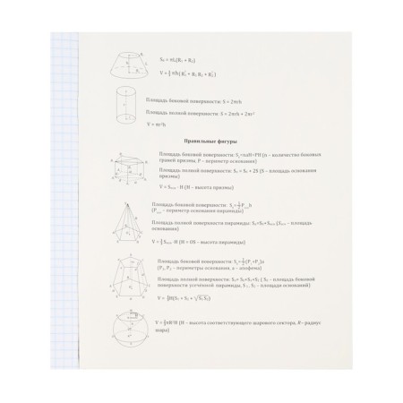 A notebook “Magic”, 48 sheets in the “Geometry” cage, covered cardboard, cold foil, twin varnish, offset block-4
