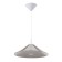 Lamp Bayerlux alan 1he27 white/silver 30x30x9cm