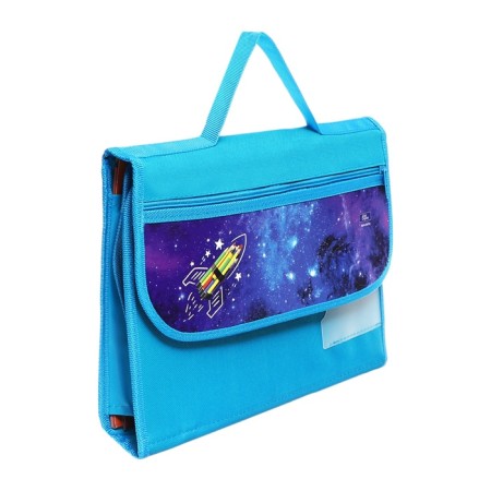 Labor folder A4, 330 x 230, with handles of textiles, a folding Velcro, with a filling of 10 items, calligrata, PTR-10, "rocket"-1