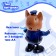 The toy "Police", works from batteries, dances, light and sound effects