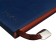 Organizer, B6, 116 sheets, cage, leatherette cover, brown cut, blue
