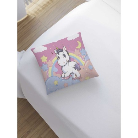 Decorative pillowcase "Musical unicorn", on a zipper, size 45x45 cm-1