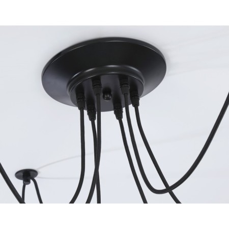 Luer Suspended Loft Ambrella Light, Traditional, TR8178, 6HE27, Black Color Black-3
