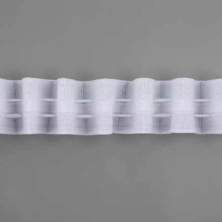 The curtain tape is classic, matte, 2.5 cm, 100 ± 1 m, white color-1