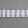 The curtain tape is classic, matte, 2.5 cm, 100 ± 1 m, white color