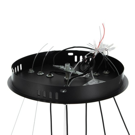Chandelier "Circles Neo" 2+3LED 140W 3 black modes 60x60x4-85 cm-12