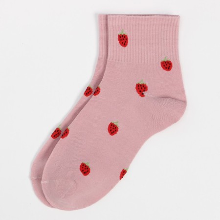 Women's socks kaftan "berries" size 36-39 (23-25 ​​cm) color mix-7
