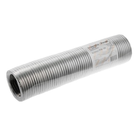 The corrugated duct "Cosmiac", d = 100 mm, sliding up to 2.5 m, aluminum 80 μm