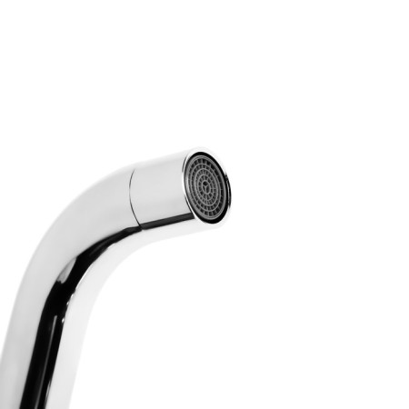 Kitchen mixer Zein Z3704, swing pour 20 cm high, ABS plastic, chrome-8