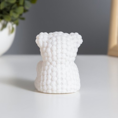 Nightlight "Bear with heart" 2W Led LR44 white 4.5x6x7cm-4
