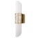 Bra Maytoni H260-02-N, 2HE14, 40W, 11.3x12x45.7 cm, brass color