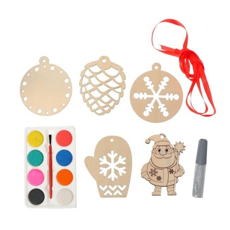 Set for creativity "Christmas toys. Do it yourself. ”5 pcs.-3