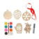 Set for creativity "Christmas toys. Do it yourself. ”5 pcs.