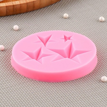 Mold Dolyana "Star", silicone, d = 8 cm, color mix-1