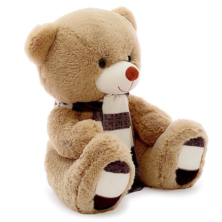 Soft toy "Bear Martin", coffee color, 90 cm-7