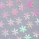 Sequins "holography" 20 g, color white mother of pearl, 25 mm