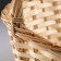 Basket "New", bottom: 34 × 24 cm, top: 43 × 37 cm, h = 14/19/41 cm, manual weaving, veneer, lobe