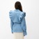 Women's jeans shirt with wax mist, p.46, blue