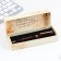 Pen in the gift box “Teacher inspires”, plastic, blue paste, writing a 1mm node