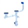 Siphon for the double washing "Ani" A7500S, 3 1/2 "x 40 mm, with a flexible pipe, with a pipe for draining Genesis. Prixes
