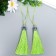 Decor for creativity textiles "Padishah brush" Salad set 2 pcs 9x1 cm