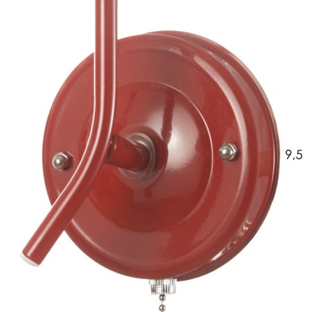 Sconces "online" (color.) 1x15W E27 Model: BR 02089 red 10.5x15x27cm-4