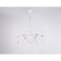 Suspended chandelier ambrella like, Modern, TR9596, 6HE14, white color, light wood