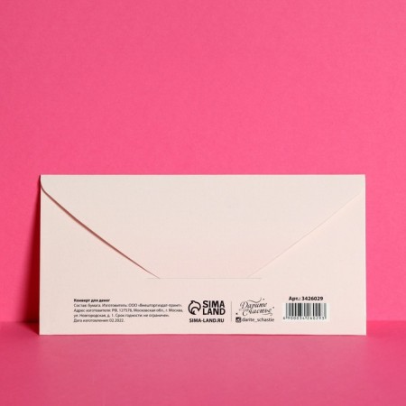 Money envelope "Laconicism", 16.5 x 8 cm-2
