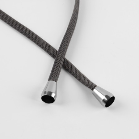 Tip for a cord, d = 5 mm, 4 pcs, silver color-5