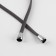 Tip for a cord, d = 5 mm, 4 pcs, silver color