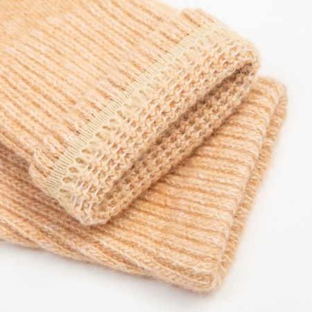 Children's socks with a camel fluff, beige color, size 3 (3-4 years)-2