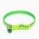 Two -layer collar with fastx "delicious" 30 x 1 cm, green