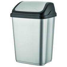 Бак для мусора пластиковый Vittorio Dustbin HobbyLife, крышка-маятник, 26 л, МИКС