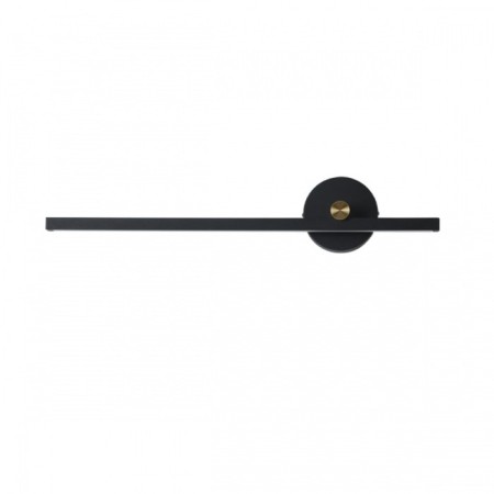 Wall lamp Lumion. Parker, 16W, LED, 120x70x630 mm, black color, gold