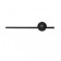 Wall lamp Lumion. Parker, 16W, LED, 120x70x630 mm, black color, gold