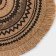 Serving napkin "Africa", d = 35 cm, black color