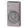 Gas lighter with clock, piezo, flame adjustment, 1.5 x 3.7 x 6.8 cm