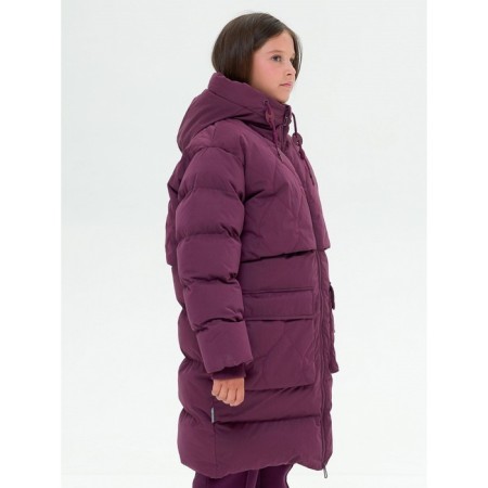 Coat for girls, height 158 ​​cm, purple color-3